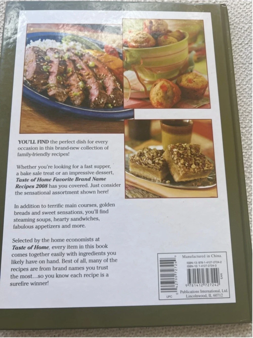Taste of Home Favorite Brand Name Recipes 2008 Cookbook